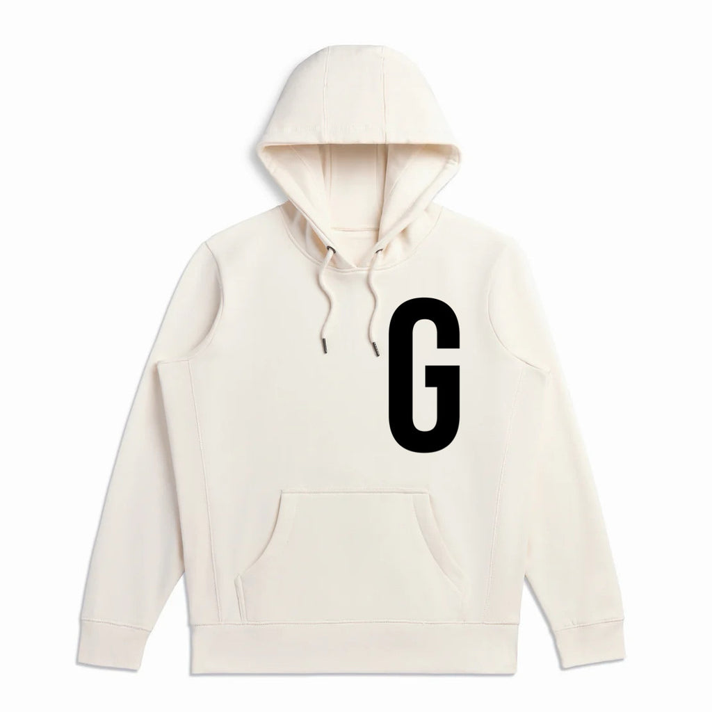 Natural G logo hoodie