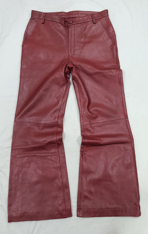 Cherry Maroon flare pant